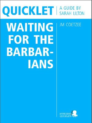 cover image of Quicklet on J. M. Coetzee's Waiting for the Barbarians